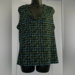 Kathy Ireland Sleeveless Blouse